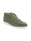 Loro Piana Men's Polacchino Suede Slip-on Chukka Boots In Leviero