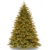 NATIONAL TREE COMPANY NATIONAL TREE 7.5' "FEEL REAL" NORDIC SPRUCE HINGED TREE WITH 1000 CLEAR LIGHTS