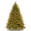 NATIONAL TREE COMPANY 6.5' FEEL REAL NORDIC SPRUCE HINGED TREE WITH 750 CLEAR LIGHTS