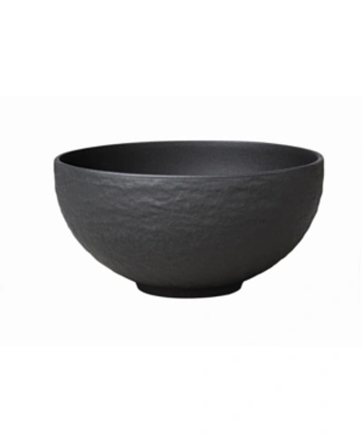 Villeroy & Boch Manufacture Rock Rice Bowl Medium In Black