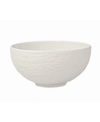 Villeroy & Boch Manufacture Rock Blanc Medium Rice Bowl In White