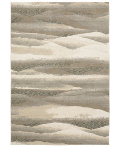 Jhb Design Evolution Evo07 5'3" X 7'3" Area Rug In Beige