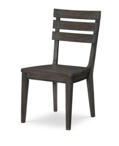 Furniture Bunk House Desk Chair In Aged Barnwood