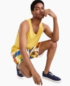 SUN + STONE MEN'S GARMENT-DYED TANK TOP, CREATED FOR MACY'S