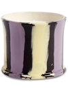 Hay Stripe Fig Leaf Scented Candle (300g) In Violett