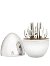 Christofle Mood Party 24-piece Silver-plated Flatware Set In Silver