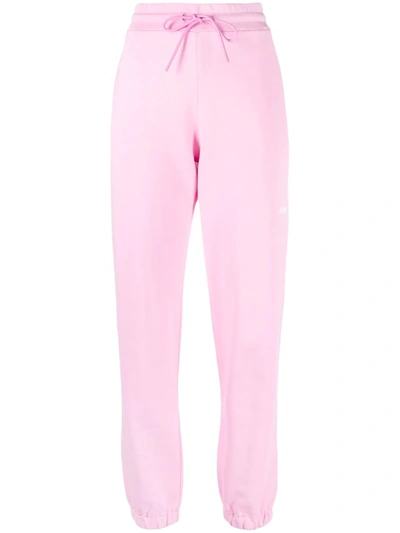 MSGM LOGO-PRINT TRACK PANTS