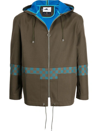 Anglozine Pause Hooded Jacket In Grün