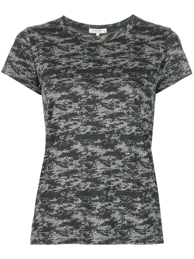 Rag & Bone Camouflage-print Short-sleeved T-shirt In Grau