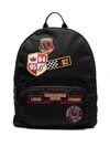 DSQUARED2 EMBROIDERED LOGO-PATCH BACKPACK