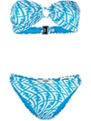 FENDI VERTIGO-MONOGRAM BANDEAU BIKINI