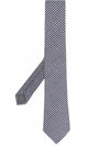 Brunello Cucinelli Beige & Burgundy Striped Tie In Grau