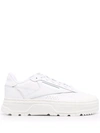 Reebok Womens White White Chalk Club C Double G Mid-top Leather Trainers 6