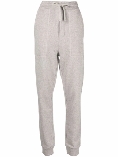 Nanushka Organic Cotton Track Pants In Grau