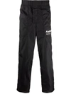 Ambush Workshop Logo Cotton Fleece Joggers In Black