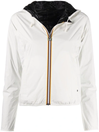 K-way R&d Logo-print Hooded Jacket In Weiss
