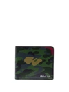 PS BY PAUL SMITH LOGO CAMOUFLAGE PRINT WALLET