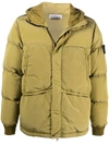 Stone Island Nylon Metal Down-tc Logo-patch Padded Jacket In Green