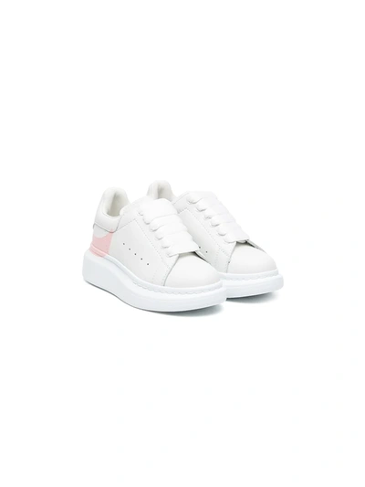 Alexander Mcqueen Babies' Oversized Lace-up Trainers In White