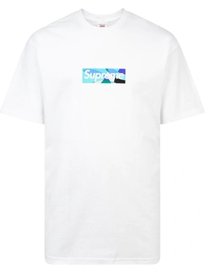 Supreme X Emilio Pucci Box Logo T-shirt In White