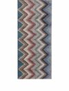 Missoni Zig-zag Pattern Rug In Blau