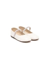 Babywalker Crystal-embellished Ballerina Shoes In White