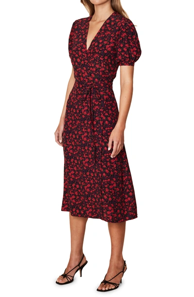 strapless open back dress Faithfull The Brand Women's Romy Midi Dress  Saint Bernard