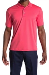 Pga Tour Solid Polo Shirt In Paradise Pink