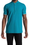 Jeff Rye Pima Cotton Polo Shirt In Teal Blue
