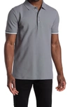 Jeff Rye Pima Cotton Polo Shirt In Grey