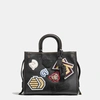 COACH Varsity Patch Rogue Bag in Pebble Leather,57231