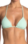 Vitamin A Gia Reversible Triangle Bikini Top In Erg
