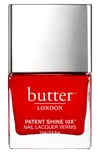 Butter London 'patent Shine 10x®' Nail Lacquer In Her Majestys Red