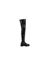 Givenchy Black Patent Leather Thigh-high Boots In Black