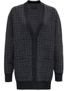 GIVENCHY 4G CASHMERE KNITITTED CARDIGAN,BW90D64ZAA028