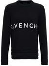 Givenchy Split Printed Sweatshirt In Black