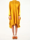 LOEWE ANAGRAM TUNIC DRESS IN LINEN AND SILK,S359335XFT8160