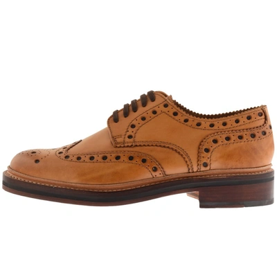 Grenson Archie Brogues Shoes Brown