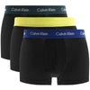 CALVIN KLEIN CALVIN KLEIN UNDERWEAR 3 PACK BOXER TRUNKS BLACK