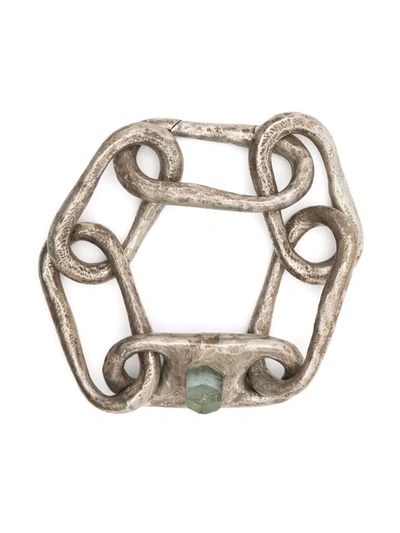 Parts Of Four Roman Large Link Bracelet In Silber