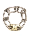 Parts Of Four Roman Medium Link Bracelet In Silber