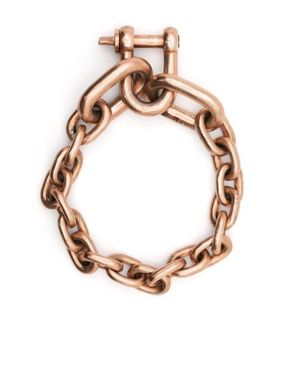 Parts Of Four Grade Chain Charm Bracelet In Gold