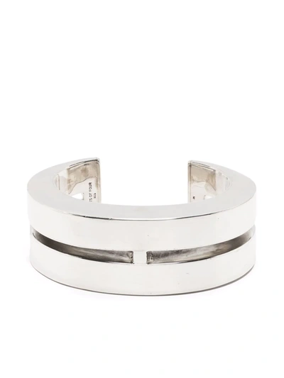 Parts Of Four Crescent Crevice Bracelet In Silber