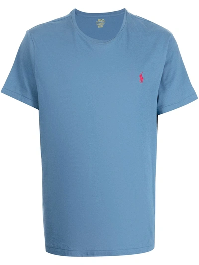 Polo Ralph Lauren Jersey Crewneck T-shirt In Blau