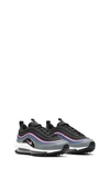 Nike Kids' Air Max 97 Sneaker In Black/ Sunset Pulse/ Grey