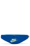 Nike Heritage Waistpack In Game Royal/ Game Royal/ Lime