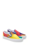 Vans Pride Classic Slip-on Sneakers In Patchwork/ True White