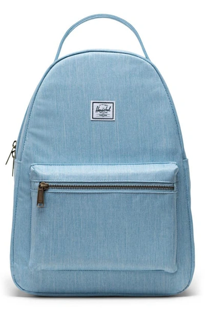 Herschel Supply Co Nova Mid Volume Backpack In Light Denim Crosshatch