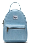 Herschel Supply Co Mini Nova Backpack In Light Denim Crosshatch