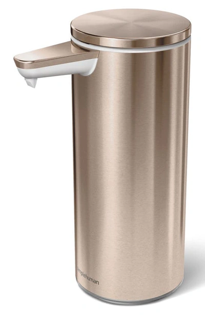 Simplehuman Liquid Sensor Pump In Rose Gold